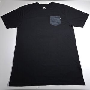 Nike SB Black Gray Camo Pocket Dri-Fit Crew T-Shirt NSW 612806-010 Men Large